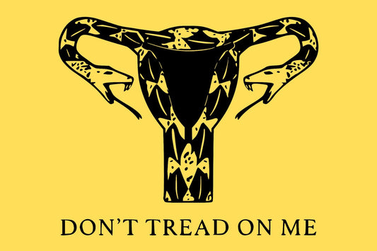 Dont Tread on Me Uterus Flag